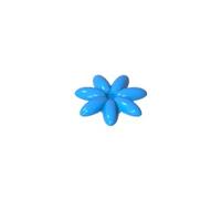 GDS-90121 Plant Ornaments Flower of Seven Petals 50 Pieces Compatible with Lego Components Moc Wholesale Classic Color:Dark Sky Blue 321