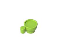 GDS-90127 Ornaments Water Cup Cup 50 Pieces Compatible with Lego 38014 Components Moc Wholesale Classic Color:Lime Green 119