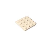 GDS-90167 Hinge Plate Ceiling Hinge Plate 4X4 10 Pieces Compatible with Lego 4213 Components Moc Wholesale Classic Color:White (Yellow)