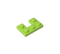 GDS-90178 Base Plate 2X3 Special Plate with Lace 10 Pieces Compatible with Lego Components Moc Wholesale Classic Color:Lime Green 119