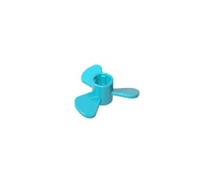 GDS-90185 Three Blade Propeller φ26.6mm 10 Pieces Compatible with Lego 6041 Components Moc Color:Medium Sky Blue 322