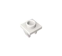 GDS-90296 Reverse Clip 1-Point Fork Bracket 10 Pieces Compatible with Lego MOC Building Blocks Color:White