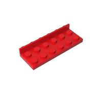 GDS-90326 2x6-1x6 Wide Reverse Bracket 10 Pieces Compatible with Lego 64570 MOC Building Blocks Color:Red 010