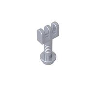 GDS-90382 Hinge Rod with 3 Fingers and End Stud (Control Lever) 20 Pieces Compatible with Lego 2433 MOC Building Blocks Color:Flat Silver 073