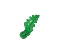 GDS-90531 6282 1x1 Curved Vertical Leaf MOC Building Blocks, Green, 50 PCS | Compatible with LEGO Building Blocks. Ref: 6411022. MOC components for major building brands. consistent color matching.