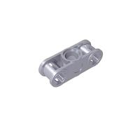 GDS-935 Technic Vertical Axle and Pin Connector 3L with Center Pin Hole 50 Pack Compatible with Lego 32184 MOC Components for Large Brick Brands Color:Silver Grey 315