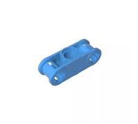 GDS-935 Technic Vertical Axle and Pin Connector, 3L, with Centre Pin Hole, Pack of 50, Compatible with Lego 32184 MOC Components for Large Brick Brands, Light Blue 102
