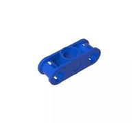 GDS-935 Technic Vertical Axle and Pin Connector, 3L, with Centre Pin Hole, Pack of 50, Compatible with Lego 32184 MOC Components for Large Brick Brands, Colour: Blue 23