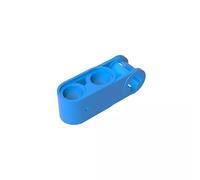 GDS-936 Technic Vertical Axle and Pin Connector, 3L with 2 Pin Holes, 50 Pack, Compatible with Lego 42003 MOC Components for Large Brick Brands, Sky Blue 321