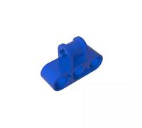GDS-939 Technic Vertical Triple Axle and Pin Connector, Pack of 50, Compatible with Lego 63869, DIY Parts and MOC Components for Large Brick Brands, Color:Blue 23