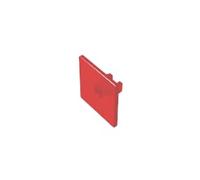 GDS-M291 2x2 Square Castle Flag 10 Pieces Compatible with Lego MOC Building Blocks Color:Trans Red 110