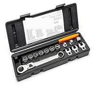 gdsDEs 15-Piece Serpentine Belt Tool Kit with Locking Flex Head Ratcheting Wrench Model 89000