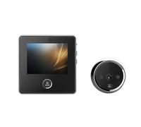 gdsDEs 3Inch LCD Display Build-in Battery Video Door Phone Long Time Standby HD 720P Visual Doorbell Peephole Viewer