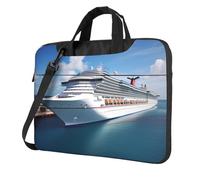 GDSHJKLW 13 Inch Laptop Shoulder Bag For Men Women,Waterproof Briefcase Messenger Bag Cruise Ships Laptop Sleeve Bag W/Strap Handle
