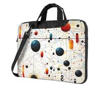 GDSHJKLW 13 Inch Laptop Shoulder Bag For Men Women,Waterproof Briefcase Messenger Bag Physics Print Laptop Sleeve Bag W/Strap Handle