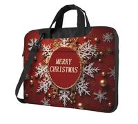 GDSHJKLW 14 Inch Laptop Shoulder Bag For Men Women,Waterproof Briefcase Messenger Bag Merry Christmas Too Laptop Sleeve Bag W/Strap Handle
