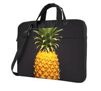 GDSHJKLW 14 Inch Laptop Shoulder Bag For Men Women,Waterproof Briefcase Messenger Bag Yellow Pineapple Laptop Sleeve Bag W/Strap Handle