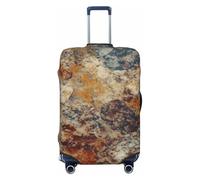 GDSHJKLW Abstract Granite Travel Luggage Cover Suitcase Protector Washable Elastic Suitcase Cover Anti-Scratch Luggage Protector X-Large Travel Suitcase Baggage Cover Fits 18-32 Inch Suitcase, Black