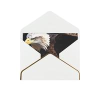 GDSHJKLW An Eagle Greeting Card with White Envelopes, 4x6 Thinking of You Cards Happy Birthday Wedding Invitation Blank Note Card for All Occasions