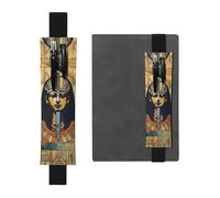 GDSHJKLW Ancient Egypt Tribe Series Elastic Band Pen Holder Detachable Pu Leather Pen Sleeve Pouch Journal Pencil Holder Pencil Case Office Supplies Gift For Hardcover Journals Notebooks Planners