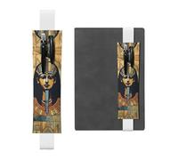 GDSHJKLW Ancient Egypt Tribe Series Elastic Band Pen Holder Detachable Pu Leather Pen Sleeve Pouch Journal Pencil Holder Pencil Case Office Supplies Gift For Hardcover Journals Notebooks Planners