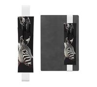 GDSHJKLW Animal Zebra Elastic Band Pen Holder Detachable Pu Leather Pen Sleeve Pouch Journal Pencil Holder Pencil Case Office Supplies Gift For Hardcover Journals Notebooks Planners