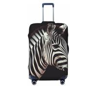 GDSHJKLW Animal Zebra Travel Luggage Cover Suitcase Protector Washable Elastic Suitcase Cover Anti-Scratch Luggage Protector Travel Suitcase Baggage Cover Fits 18-32 Inch Suitcase, Black, XL