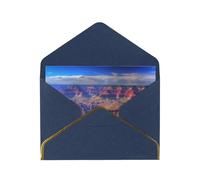 GDSHJKLW Beauty Grand Canyon Greeting Card with Blue Envelopes, 4x6 Thinking of You Cards Happy Birthday Wedding Invitation Blank Note Card for All Occasions