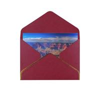GDSHJKLW Beauty Grand Canyon Greeting Card with Dark Red Envelopes, 4x6 Thinking of You Cards Happy Birthday Wedding Invitation Blank Note Card for All Occasions