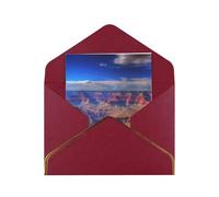 GDSHJKLW Beauty Grand Canyon Greeting Card with Dark Red Envelopes, 4x6 Thinking of You Cards Happy Birthday Wedding Invitation Blank Note Card for All Occasions