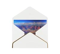 GDSHJKLW Beauty Grand Canyon Greeting Card with White Envelopes, 4x6 Thinking of You Cards Happy Birthday Wedding Invitation Blank Note Card for All Occasions