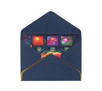 GDSHJKLW Bowling Balls Greeting Card with Blue Envelopes, 4x6 Thinking of You Cards Happy Birthday Wedding Invitation Blank Note Card for All Occasions