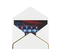 GDSHJKLW Bowling Greeting Card with White Envelopes, 4x6 Thinking of You Cards Happy Birthday Wedding Invitation Blank Note Card for All Occasions