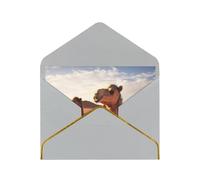 GDSHJKLW Camels Rest Desert Greeting Card with Light Grey Envelopes, 4x6 Thinking of You Cards Happy Birthday Wedding Invitation Blank Note Card for All Occasions