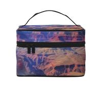 GDSHJKLW Cosmetic Bags For Women, Large Capacity Travel Makeup Bag Organizer Storage Waterproof Toiletry Pouch With Zipper And Carry Handle Beauty Grand Canyon Portable Cosmetic Bag