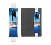 GDSHJKLW Cruise Ship Elastic Band Pen Holder Detachable Pu Leather Pen Sleeve Pouch Journal Pencil Holder Pencil Case Office Supplies Gift For Hardcover Journals Notebooks Planners