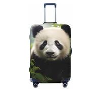 GDSHJKLW Cute Animal Bear Travel Luggage Cover Suitcase Protector Washable Elastic Suitcase Cover Anti-Scratch Luggage Protector Travel Suitcase Baggage Cover Fits 18-32 Inch Suitcase, Black, S