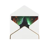 GDSHJKLW Hacker Attack Greeting Card with White Envelopes, 4x6 Thinking of You Cards Happy Birthday Wedding Invitation Blank Note Card for All Occasions