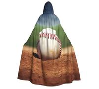 GDSHJKLW Halloween Hooded Cape For Adult Baseball Full Length Cape Cloak Halloween Christmas Cosplay Costume For Men And Women