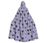 GDSHJKLW Halloween Hooded Cape For Adult Haunted Mansion Full Length Cape Cloak Halloween Christmas Cosplay Costume For Men And Women
