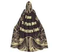GDSHJKLW Halloween Hooded Cape For Adult I Know The Plans Have You Declares Lord Full Length Cape Cloak Halloween Christmas Cosplay Costume For Men And Women