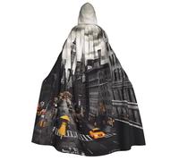 GDSHJKLW Halloween Hooded Cape For Adult Love From New York Full Length Cape Cloak Halloween Christmas Cosplay Costume For Men And Women