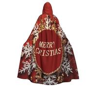 GDSHJKLW Halloween Hooded Cape For Adult Merry Christmas Too Full Length Cape Cloak Halloween Christmas Cosplay Costume For Men And Women