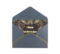 GDSHJKLW I Know The Plans Have You Declares Lord Greeting Card with Black Envelopes, 4x6 Thinking of You Cards Happy Birthday Wedding Invitation Blank Note Card for All Occasions