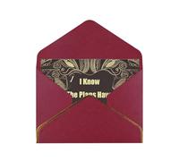 GDSHJKLW I Know The Plans Have You Declares Lord Greeting Card with Dark Red Envelopes, 4x6 Thinking of You Cards Happy Birthday Wedding Invitation Blank Note Card for All Occasions