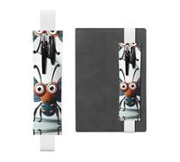 GDSHJKLW Insect Wings Eyes Elastic Band Pen Holder Detachable Pu Leather Pen Sleeve Pouch Journal Pencil Holder Pencil Case Office Supplies Gift For Hardcover Journals Notebooks Planners