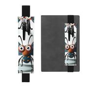 GDSHJKLW Insect Wings Eyes Elastic Band Pen Holder Detachable Pu Leather Pen Sleeve Pouch Journal Pencil Holder Pencil Case Office Supplies Gift For Hardcover Journals Notebooks Planners