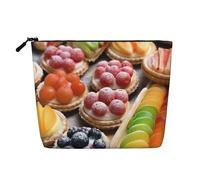 Gdshjklw Linen Makeup Bag For Women, Waterproof Travel Cosmetic Organizer Lightweight Zipper Travel Toiletry Bag Organizer Fresh Sweet Tarts Makeup Brushes Storage Bag