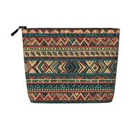 Gdshjklw Linen Makeup Bag For Women, Waterproof Travel Cosmetic Organizer Lightweight Zipper Travel Toiletry Bag Organizer Native American1 Makeup Brushes Storage Bag