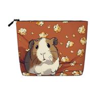 Gdshjklw Linen Makeup Bag For Women, Waterproof Travel Cosmetic Organizer Lightweight Zipper Travel Toiletry Bag Organizer Smiling Makeup Brushes Storage Bag